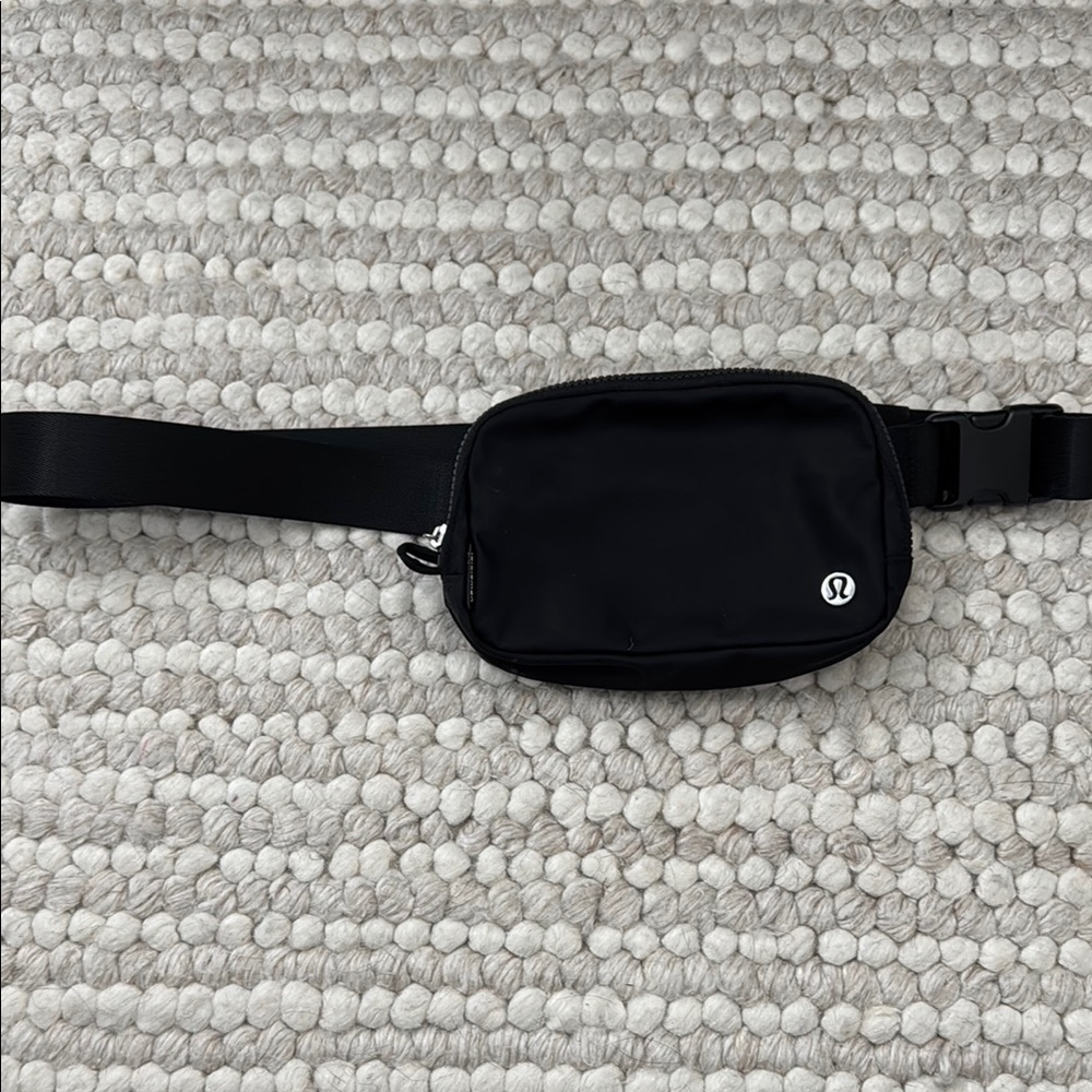 lululemon athletica Black Belt Bag Compact and Minimalist